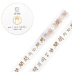 Kinbor handbook sticker&paper tape 15mm10m hand book around color tape stamp DTB64082