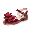 Girls Sandals 2018 New Bow Tie Parties Princess Shoes Childrens Beach Shoes Primary School Students Summer Flat