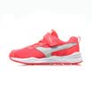 Li Ning childrens shoes men&women big boy breathable non-slip soft midsole Velcro running shoes YKFN042-4 fluorescent orange red fire dragon red 33