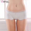 Urban Beauty Seamless Underwear Comfortable Breathable Low-rise Waist Pants Hips Sexy Womens Underwear 090150 Peony Purple Free