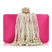 Milisente New Arrival Women Day Clutches Purses Ladies Fashion Beaded Tassel Evening Purse Female Wedding Bags