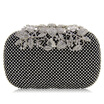 Milisente Silver Clutch Rhinestone Bag Women Bags Lady Wedding Clutches Party Purse