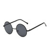 Classic Metal sunglasses Women round Retro gold frame flash mirror lens female fashion Oval eyewear Vintage UV400