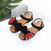 Girs Sandals Summer Kids Shoes 2018 New Fashion Pearl Lip Bowtie Children Shoes Soft Anti-skid Kids Sandals Sweet Princess Flat