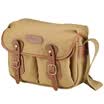 Buckingham Billingham Hadley Small classic series of shoulder camera bag a mirror two flash khaki brown leather nylon