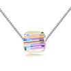 Geometric Square Pendant Necklaces Crystal from Austrian Stylish Women Female Ladies Fashion Jewelry 23072