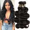 YAVIDA Hair Brazilian Virgin Hair Body Wave 3 Bundles Brazilian Body Wave 7A Wet&Wavy Virgin Mink Brazilian Human Hair Product