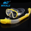 Whale Brand High Quality diving Mask Snorkel set with wide view diving mask goggles&snorkel set