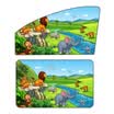 Shu language ZYL004 car curtain car sunshade car side window magnet sunscreen insulation car universal grassland model main drive co-driver rear row