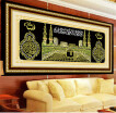DIY 5D Diamonds Embroidery Islam Muslim holy Kaaba mosque Round Diamond Painting Cross Stitch Kits Diamond Mosaic Decor