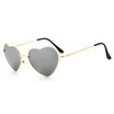 Hot Sun glasses Women Coated Lenses New heart Shaped Sunglasses Elegant Lady Sunglasses Love Shape Eyeglasses 11 Color Gold