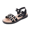 2018 New Children Sandals for Girls Shoes Kids Summer Beach Girls Open Toe Flat Pearl Sandals Fashion Comfortable