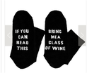 Novelty Socks with Funny Saying