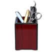 TRNFA TN-A08 pen holder wooden storage box office desk storage seat four square pen holder remote control shelves Decoration
