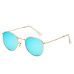 New Women Retro Round Metal Frame Sunglasses Brand Designer Women Oval Sunglasses Vintage oculos de sol UV400