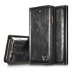 Iphone 5 5S SE 6 6S Luxury Leather Vintage Multi-function Wallet Card Clip Protection Cover Stand Phone case