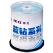 Purple UNIS DVD R 16 Speed ​​47G Blue Diamond Series Bottled 100 discs