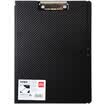 Deli 5443 Lingya series of new fashion process thickening PP process folding folder folder A4 single loaded black
