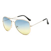 Unisex New Gradient Ocean Lens Fashionable Sunglasses Aviator Eyeglasses