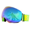 New Design Ski Goggle Snow Glasses UV- Protection Multi-Color Double Anti-fog Lens Snowboard Skiing Goggle with Free Bag