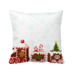 Christmas Candy Train Festival Square Throw Pillow Insert Cushion Cover Home Sofa Decor Gift