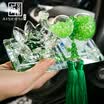 AISENSI car perfume car perfume seat swan crystal ornaments Yang Tian Gao Ge purple