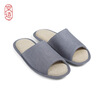 Beijing made home waterproof non-slip cotton&linen slippers thick soft bottom flashing slippers womens pink 36-37 yards