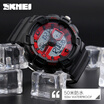 Men Sports Watches Fashion Military Watches Dual Time Digital LED Analog Quartz Swim Wristwatch