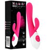 Flower water woman with two - point vibration massage sticks multi - frequency female equipment adult sex toys pink