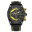 Megir Quartz Men Sport Watch Big Dials Silicone Strap Army Military Watches Clock Men Chronograph Wristwatches Relogio Masculino