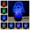 Shining Td054 Star Wars Darth Vader Shape 3D LED Lamp