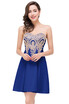 Appliqued Short Homecoming Party Dress Pageant Evening Gown Prom Cocktail Bridesmaid Dresses