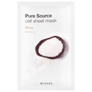 MISSHA Pure Source Sheet Facial Mask Rice 25ml Moisturizing Mask for Men&Women