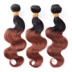 Ombre Cheap Black Weft Body Wave Brazilian Hair Bundles for Sale 8A Best Quality Real Virgin Hair Extension 3 Pcs DHL Free Ship