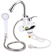 Electric Water Heater Kitchen Bathroom LCD Temperature Display Heating Faucet with Shower Head