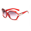 Women Vintage Sunglasses Charms Big Frames Eyeglasses HD Sun Glasses Gradient Lens