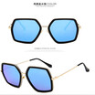 Square sunglasses womens vintage oversized mens glasses 2018 luxury brand designer sunglasses large double retro glasses lens co