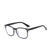 Square Frame Glasses Blue