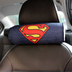 Di Galen car headrest creative cartoon memory cotton car neck pillow pillow four seasons universal car pillow Superman