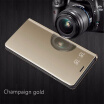 Xiaomi MI 5X5C Luxury Slim Mirror Flip Shell Stand Leather Smart Clear View Window Cover Phone Case