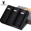 Playboy 3363 Mens Underwear Ice Mesh Eyes 3 Gift Boxes Easy to Wash Quick-drying Boxer Briefs Mens Corner Shorts Multicolor XXXL