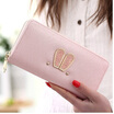 Rabbit Ears New Fashion Long Zipper Wallet PU Purse for Woman Card Holder Credit Cards Slots Design Button Phone Case