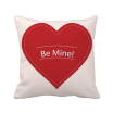 Valentines Day White Be Mine Square Throw Pillow Insert Cushion Cover Home Sofa Decor Gift