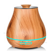 400ml Aroma Essential Oil Diffuser Ultrasonic Air Humidifier with Wood Grain electric LED Lights aroma diffuser for home