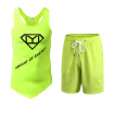 Running Sport Suit Gym T-Shirt Basket-Ball Tracksuit Demix vest Sportswear