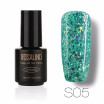 ROSALIND Gel 1S Black Bottle 7ML Star&Moon glitter S01-12 UV LED Soak-Off Gel Nail Polish Nail Art Semi Permanent Gel Varnish