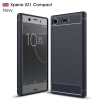 Goowiiz Phone Case For Sony Xperia XZ1XZ1 Compact Fashion Slim Carbon Fiber TPU Soft Silicone Prevent falling