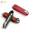 AOYALE Car Leather Keychain Car Car Creative Key Set Snap Key Set Brown