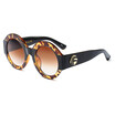 SHAUNA Popular Women Round Sunglasses Fashion Men Gradient Lens Shades UV400