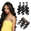 Ishow 7A Malaysian Body Wave With Closure 13x4 Ear To Ear Lace Frontal Closure With Bundles Malaysian Virgin Hair
